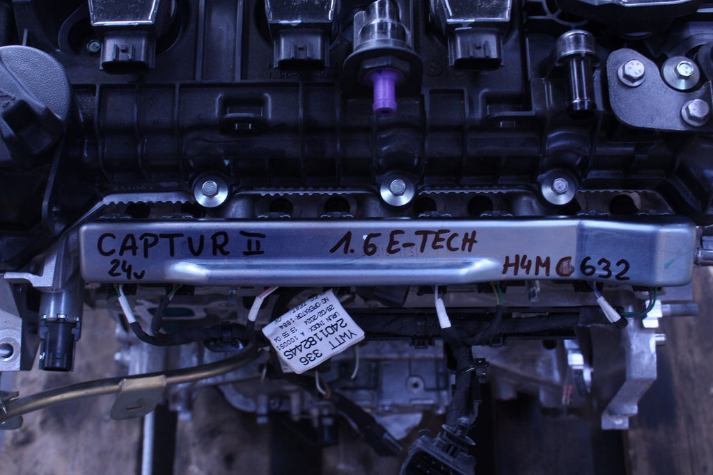 Motor Renault Captur II H4M632 1.6 9TKm 2024 Hybrid Engine Unkomplett