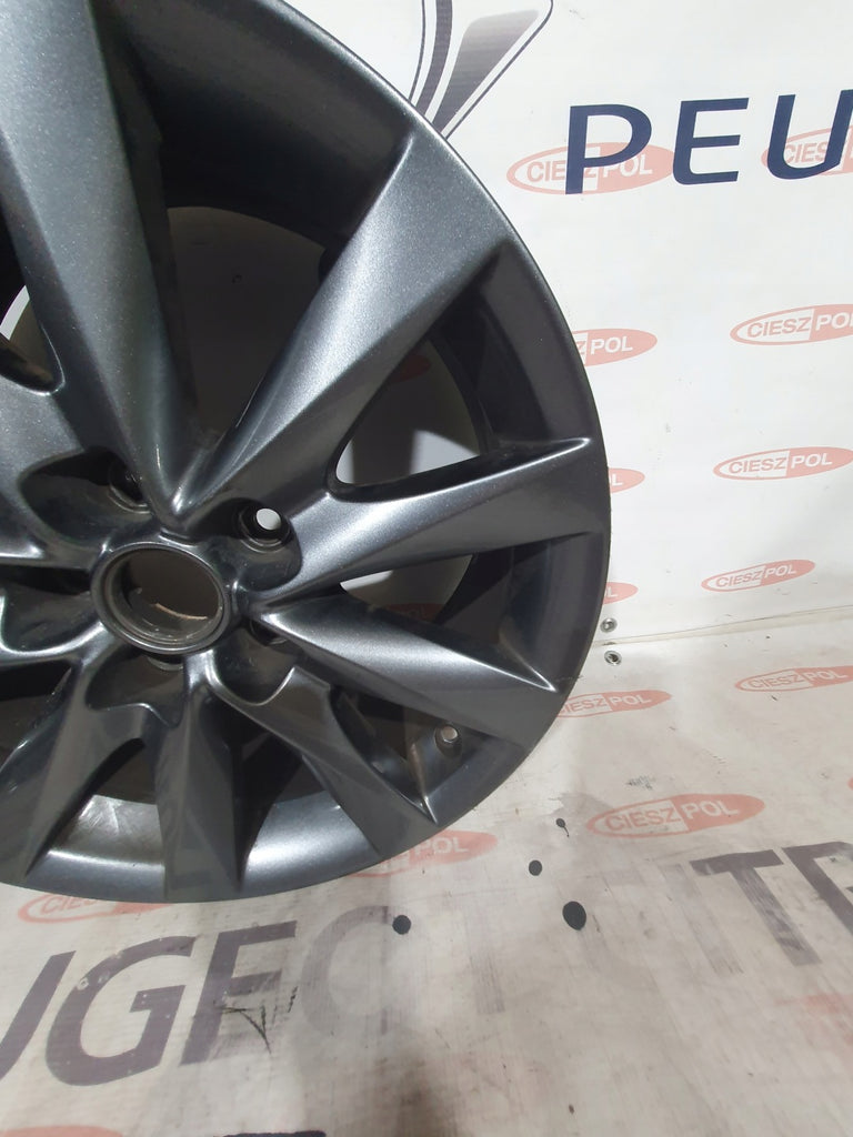 1x Alufelge 18 Zoll 7.5" 5x108 50ET Glanz Silber 9809687377 Mazda 3008 Rim Wheel FEL2880733597pe