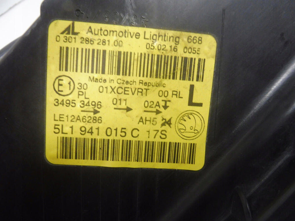 Frontscheinwerfer Skoda Yeti 5L1941015C LE12A6286 130702427200 Xenon Links