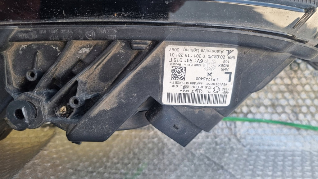 Frontscheinwerfer Skoda Fabia 6V1941015F LED Links Scheinwerfer Headlight