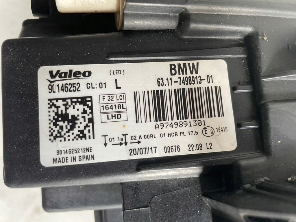 Frontscheinwerfer BMW 4 F36 F32 F33 7498913 Xenon Links Scheinwerfer Headlight SCH2650803945zt