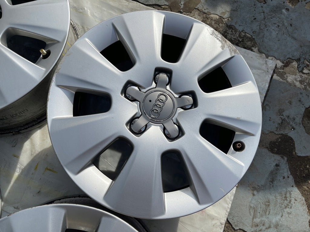 4x Alufelge 15 Zoll 6.0" 5x112 47ET Glanz Silber 8P0601025BP Audi Rim Wheel FEL9313292265bj