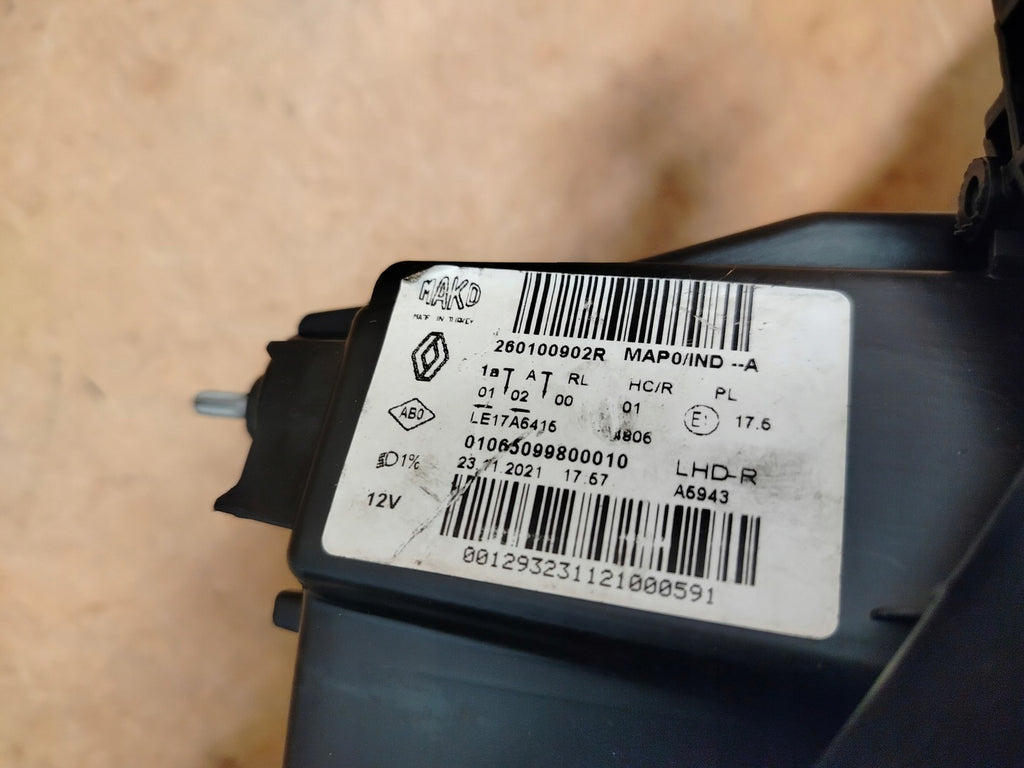 Frontscheinwerfer Renault Clio V 260604183R 260100902R LED Rechts oder Links SCH6007463541zh
