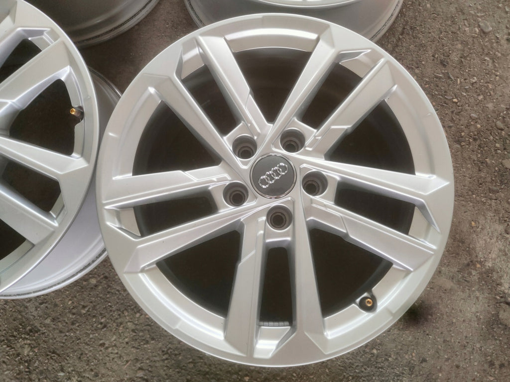 4x Alufelge 17 Zoll 6.5" 5x112 43ET Glanz Silber 8Y0601025L Audi A6 A4 Rim Wheel FEL3782394845xt