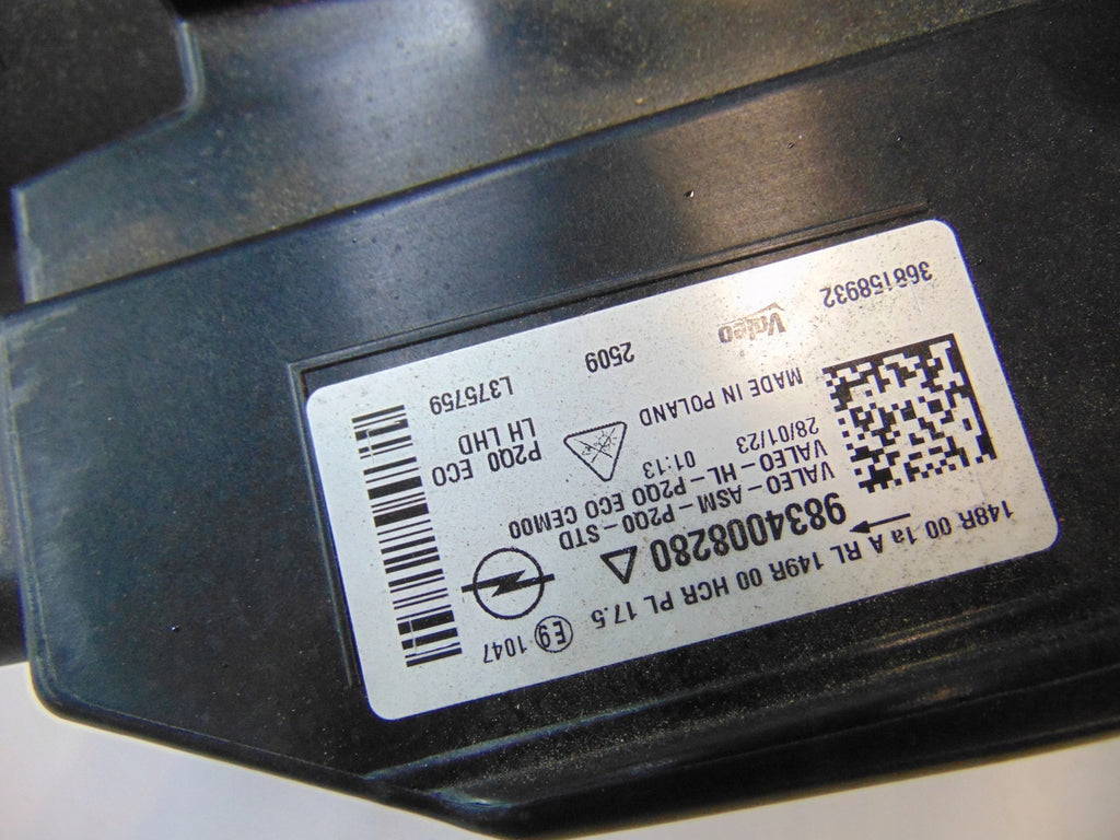 Frontscheinwerfer Opel Mokka 9834008280 LED Links Scheinwerfer Headlight SCH3032254914px