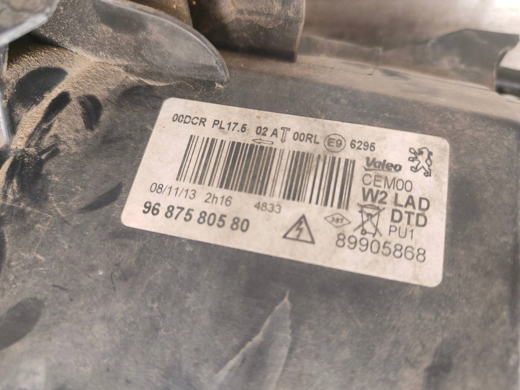 Frontscheinwerfer Peugeot 508 9687580680 Xenon Ein Satz Scheinwerfer Headlight SCH3379750427bw