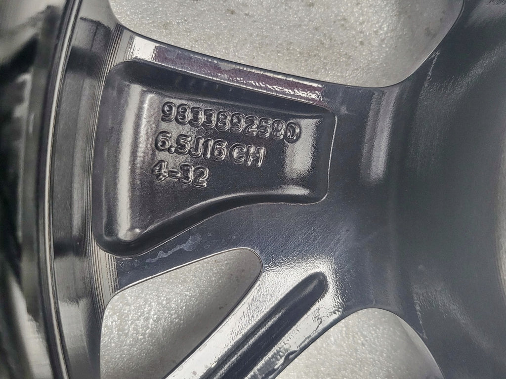 1x Alufelge 16 Zoll 6.5" 4x100 32ET Glanz Silber 93484566 Opel Corsa F Rim Wheel FEL4181886662af