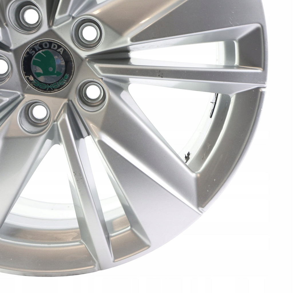 1x Alufelge 17 Zoll 7.0" 5x112 45ET Glanz Graphit 57A601025 Mg Karoq Rim Wheel FEL3267803060sw