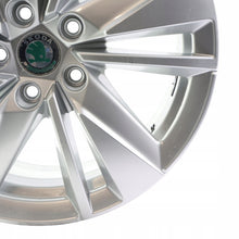 Laden Sie das Bild in den Galerie-Viewer, 1x Alufelge 17 Zoll 7.0" 5x112 45ET Glanz Graphit 57A601025 Mg Karoq Rim Wheel FEL3267803060sw