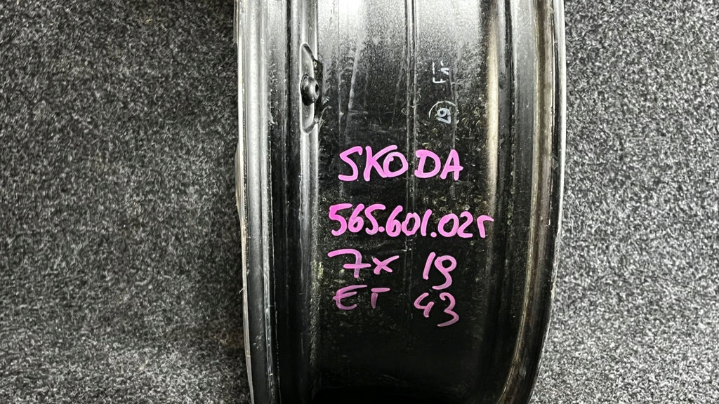 1x Alufelge 19 Zoll 5x112 565601025T Skoda Octavia I Kodiaq Rim Wheel FEL5461212288tx
