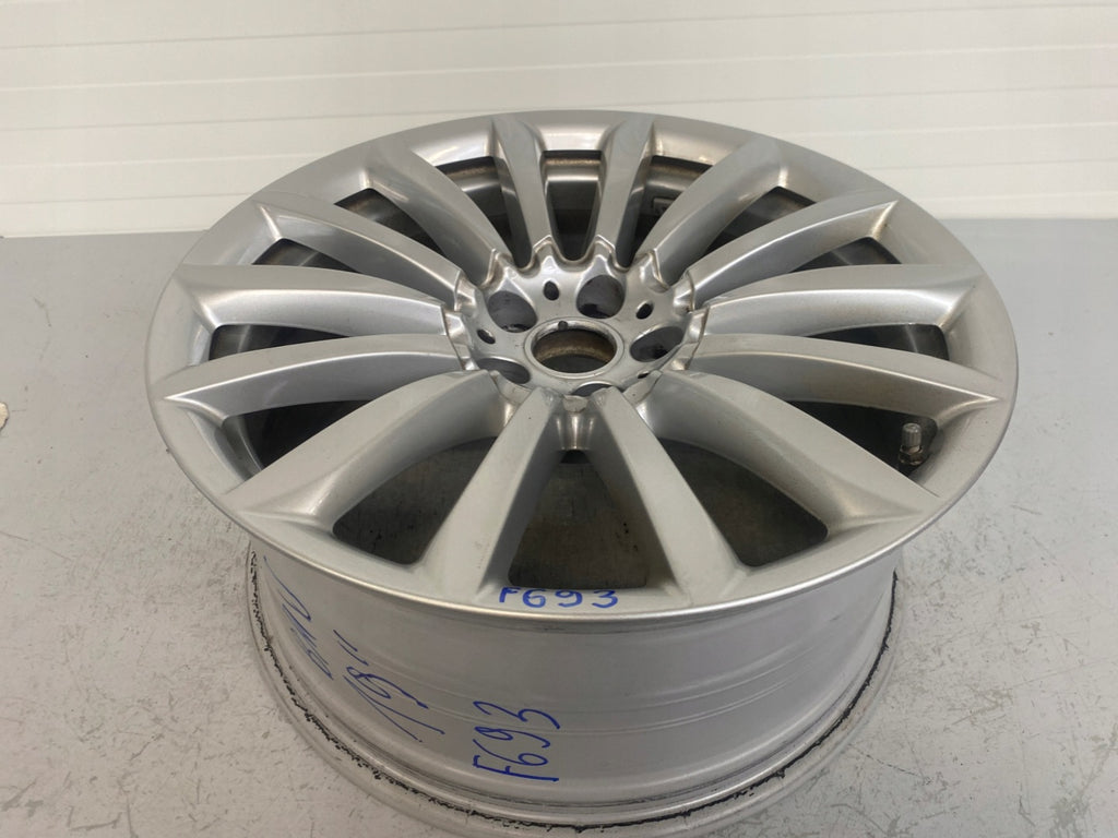1x Alufelge 19 Zoll 8.5" 5x112 25ET Glanz Silber 6861225 BMW 1 Rim Wheel FEL4242237037bi