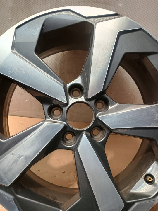 1x Alufelge 18 Zoll 7.5" 5x114.3 45ET Glanz Graphit Mg Qashqai I J12 Rim Wheel FEL6118975985wl