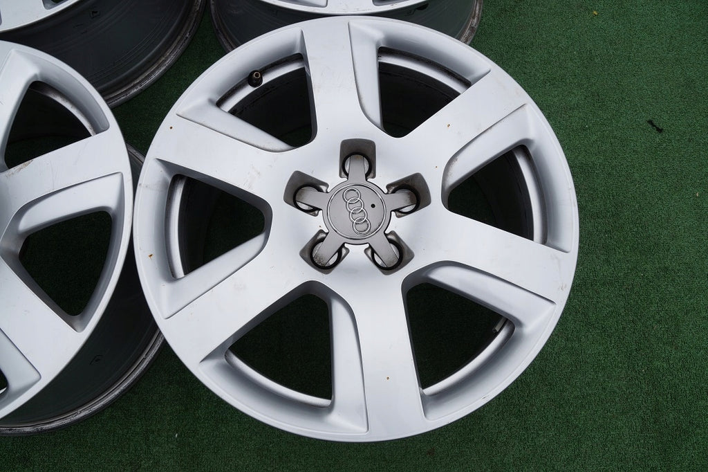 4x Alufelge 17 Zoll 8.0" 5x112 39ET Glanz Silber 4G0601025BK Audi A6 C7 FEL5431329767fu