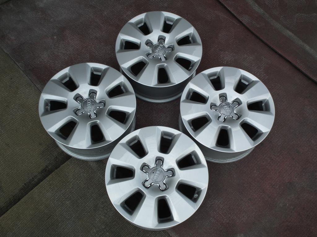 4x Alufelge 16 Zoll 7.5" 5x112 37ET Glanz Silber 4G0071496 Audi A6 Rim Wheel