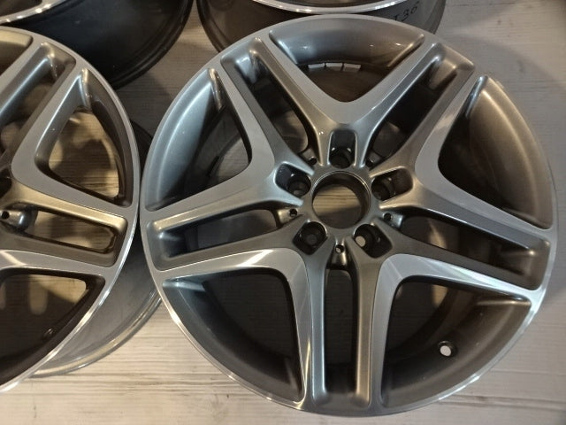 1x Alufelge 18 Zoll 8.5" 5x112 36ET Glanz Grau Mercedes-Benz Slc R172 Slk Mg FEL6726456702ch
