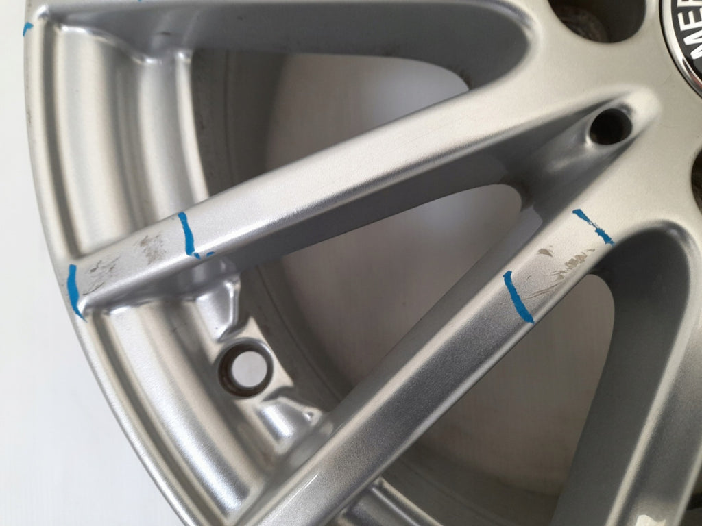 1x Alufelge 16 Zoll 6.5" 5x112 38ET Glanz Silber A2054012502 Mercedes-Benz FEL9393154138fm