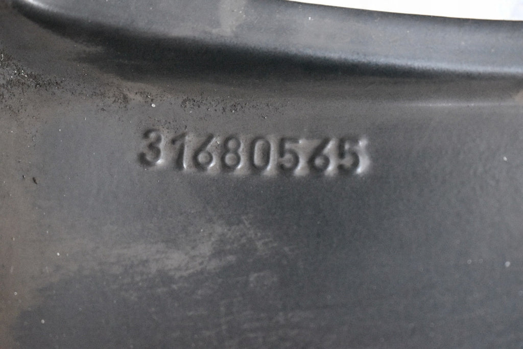 1x Alufelge 17 Zoll 7.5" 5x108 50 5ET Matt Schwarz 31680565 Volvo Xc60 Xc40