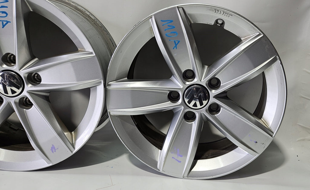 4x Alufelge 16 Zoll 6.5" 5x112 44ET Matt 5C0071496 VW Passat Touran New Beetle FEL3334799336wi