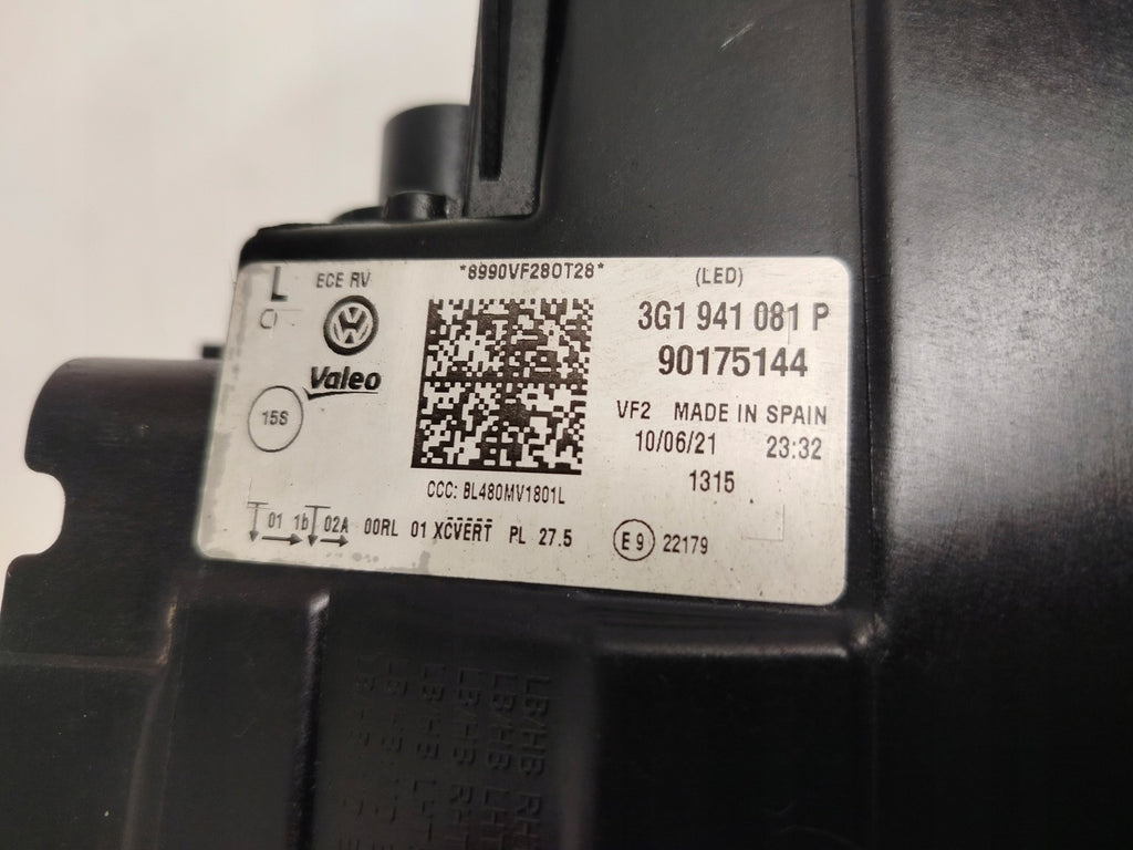 Frontscheinwerfer VW Passat B8 3G1941081P Full LED Links Scheinwerfer Headlight SCH9217187264xw