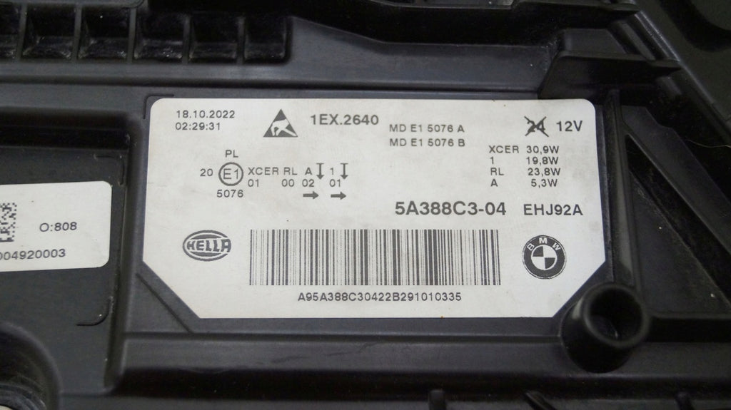 Frontscheinwerfer BMW 5 G31 G30 5A388C3-04 LED Links Scheinwerfer Headlight SCH5502175356fj