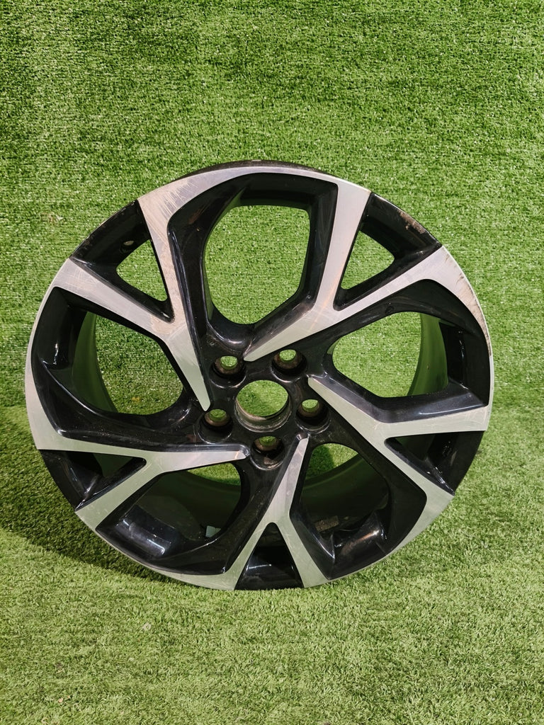 1x Alufelge 18 Zoll 7.0" 5x114.3 50ET Glanz Schwarz 42611-F4040 Toyota C-Hr FEL1480658136rp
