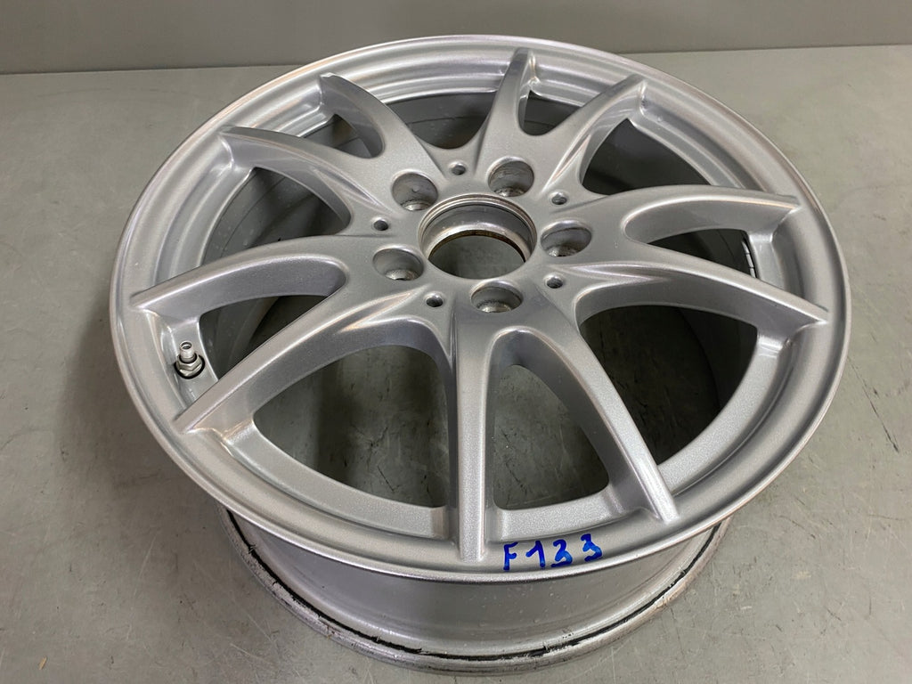 1x Alufelge 16 Zoll 6.5" 5x112 49ET Glanz Silber A2464011302 Mercedes-Benz W246