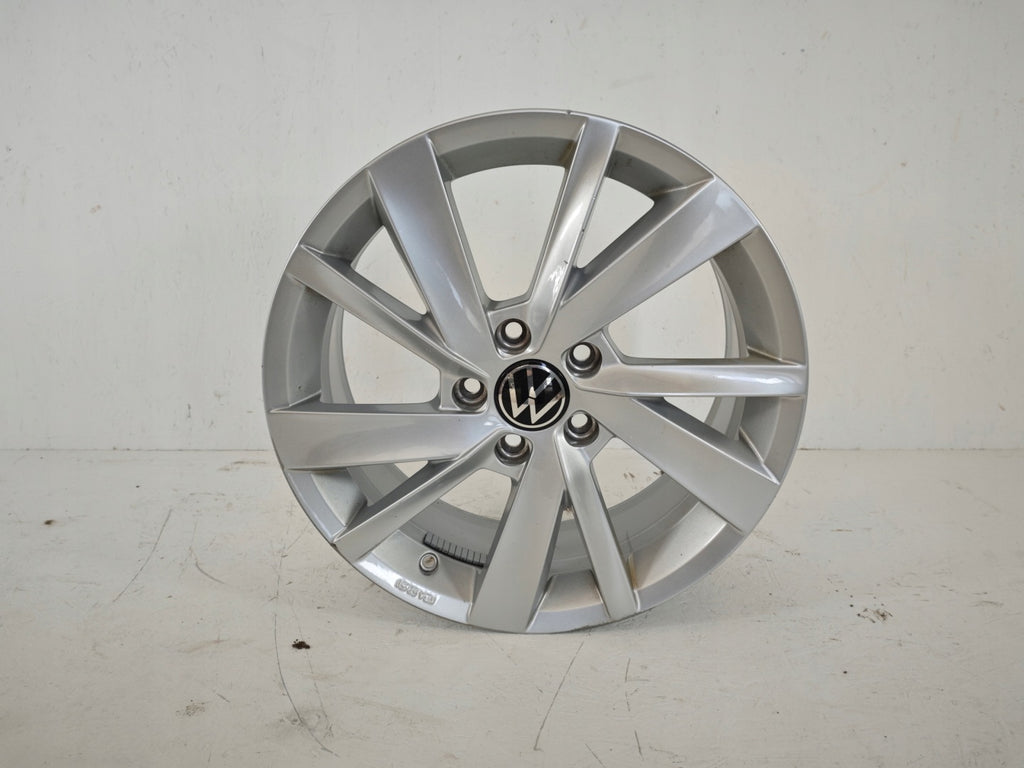1x Alufelge 17 Zoll 6.5" 5x112 46ET Glanz Silber 5H0071497 VW I Rim Wheel FEL7386683545ft