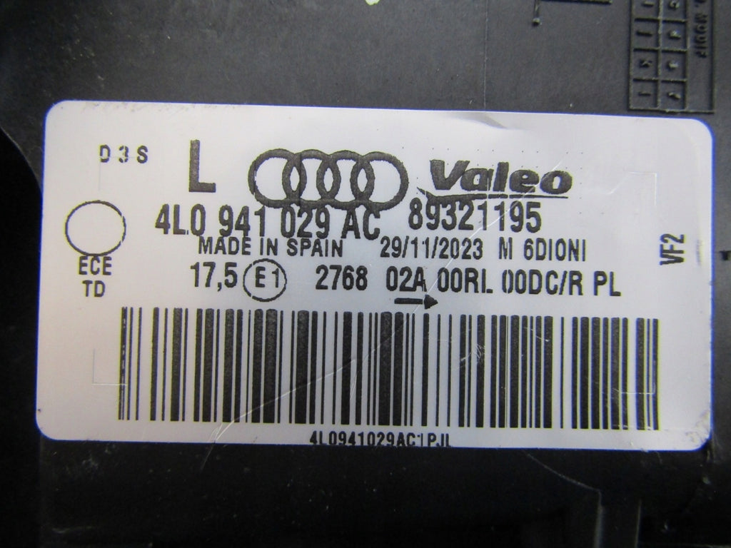 Frontscheinwerfer Audi Q7 4L0941029 Xenon Links Scheinwerfer Headlight SCH7949370777sc
