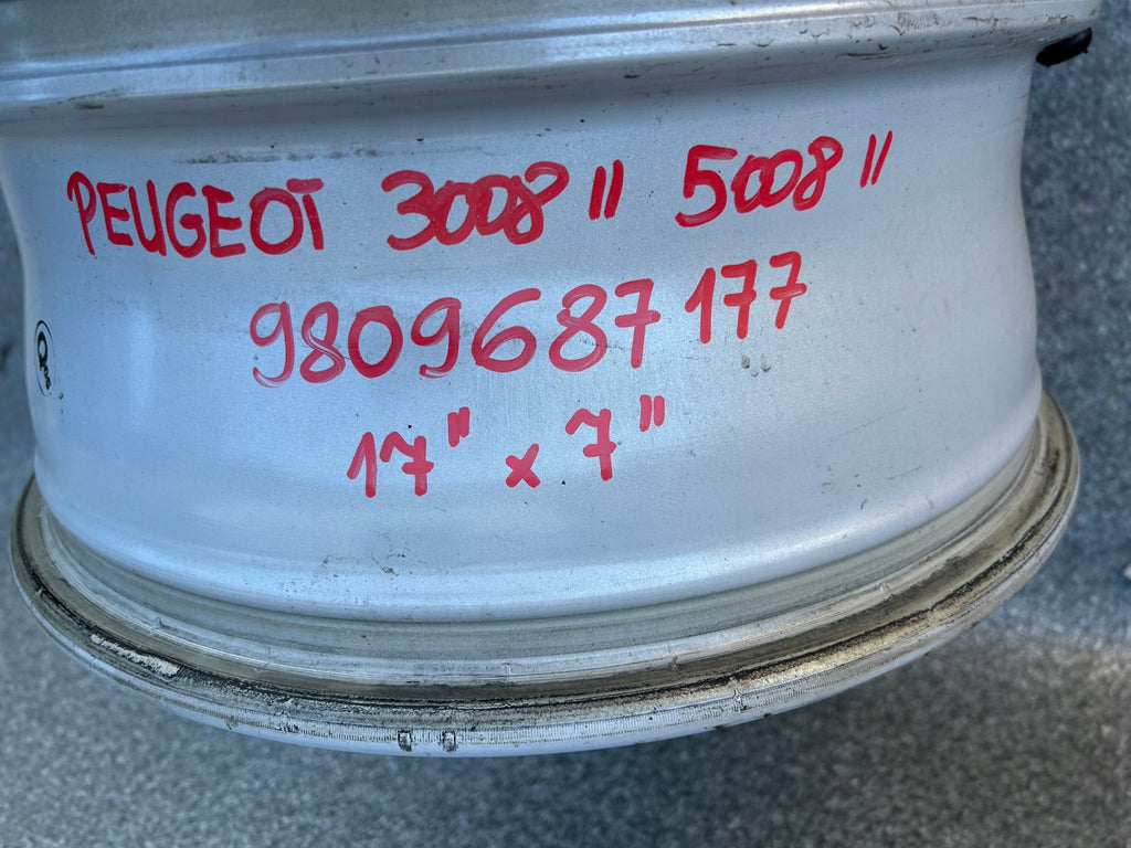 1x Alufelge 17 Zoll 7.0" 5x108 9809687177 Peugeot I Rim Wheel FEL7746883854we