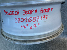 Laden Sie das Bild in den Galerie-Viewer, 1x Alufelge 17 Zoll 7.0" 5x108 9809687177 Peugeot I Rim Wheel FEL7746883854we