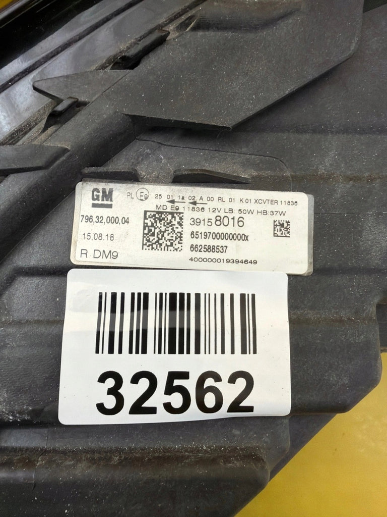 Frontscheinwerfer Opel Astra K 39158016 Rechts Scheinwerfer Headlight SCH3058442068ro
