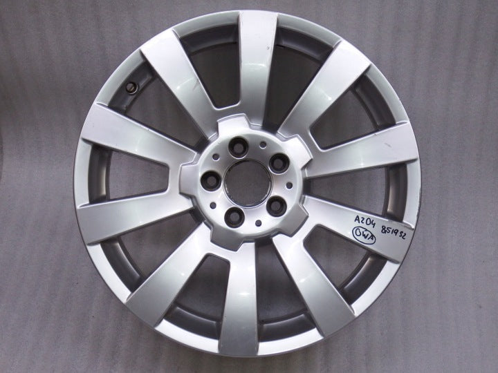 1x Alufelge 19 Zoll 8.5" 5x112 52ET Glanz Silber A2044012102 Mercedes-Benz FEL4091754432lu