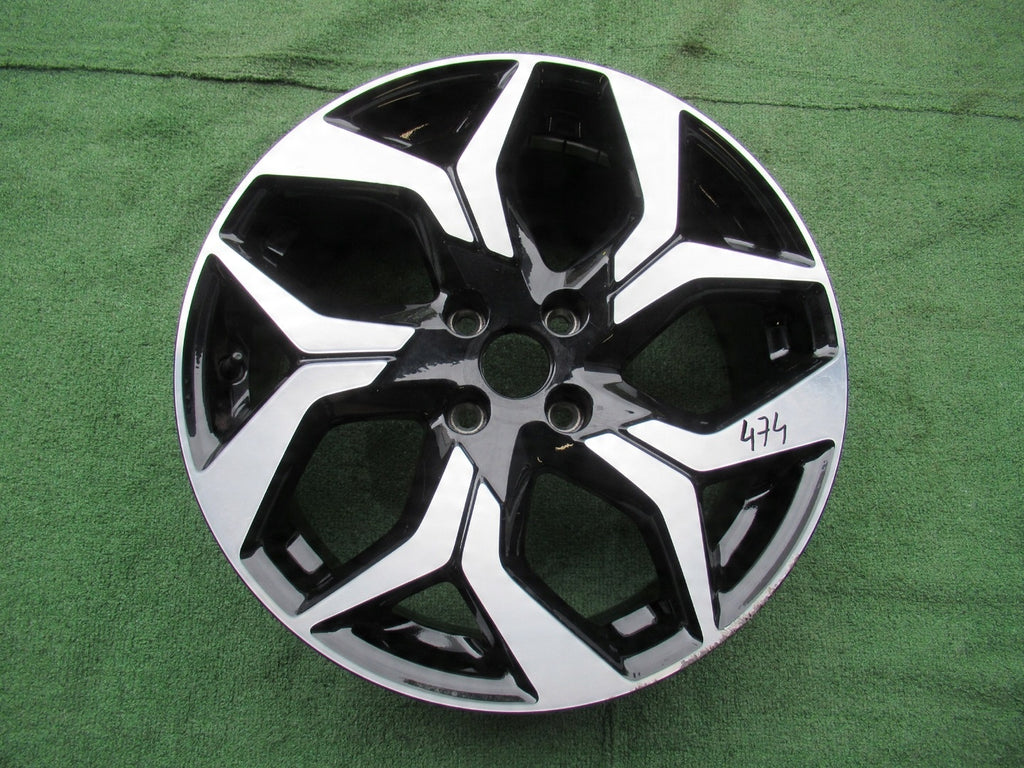 1x Alufelge 18 Zoll 7.0" 4x108 37,5ET Glanz Schwarz HN1C-BA Ford Ecosport