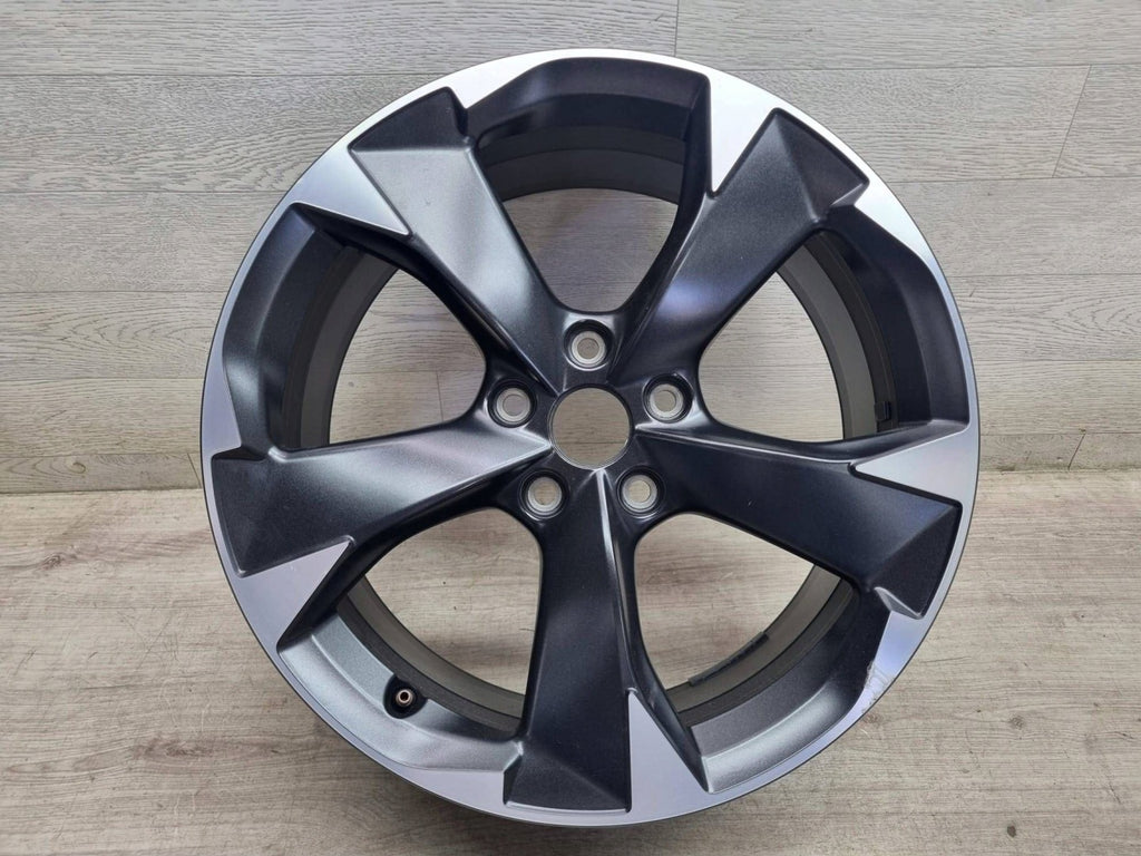 1x Alufelge 18 Zoll 7.5" 5x112 46ET Glanz Schwarz 5FA601025H Seat Leon Rim Wheel FEL6297678915ek