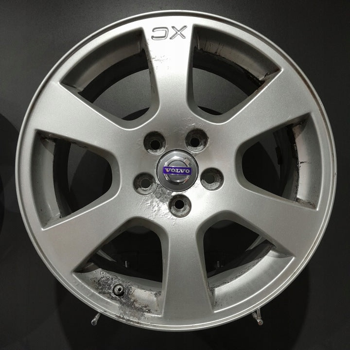 4x Alufelge 17 Zoll 7.5" 5x108 55ET Glanz Silber Volvo V60 I Xc60 Rim Wheel FEL6484996646cb