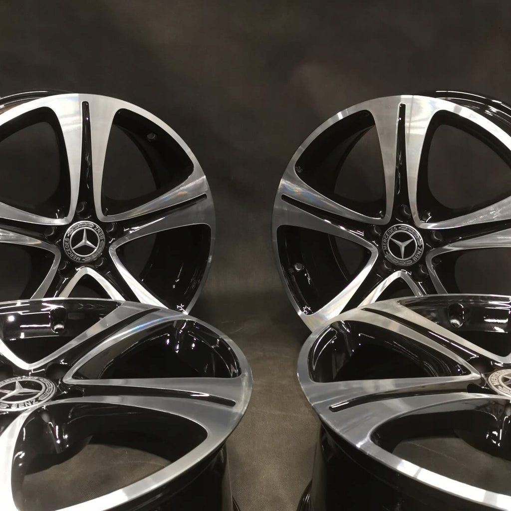 4x Alufelge 18 Zoll 8.0" 5x112 43ET Glanz Silber A2134011400 Mercedes-Benz W213 FEL3789708026et