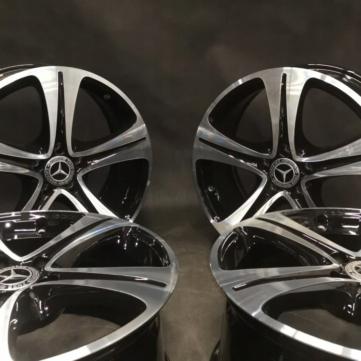 4x Alufelge 18 Zoll 8.0" 5x112 43ET Glanz Silber A2134011400 Mercedes-Benz W213 FEL3789708026et