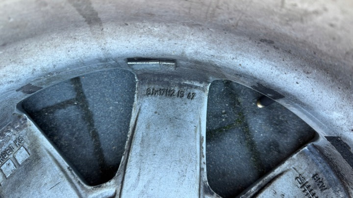 1x Alufelge 17 Zoll 8.0" 5x120 47ET Glanz Silber 1094506 BMW 1 Rim Wheel FEL8030062132qj