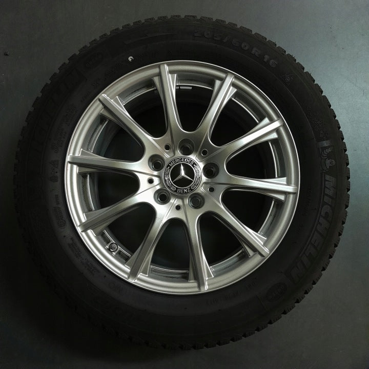 4x Alufelge 16 Zoll 6.5" 5x112 38ET Glanz Silber Mercedes-Benz W177 Rim Wheel FEL4612705836um