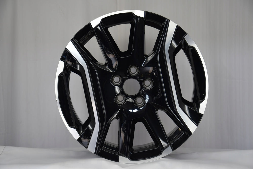 1x Alufelge 19 Zoll 8.0" 5x108 43ET Glanz Schwarz 9842669580 Peugeot Rim Wheel FEL2958140342db