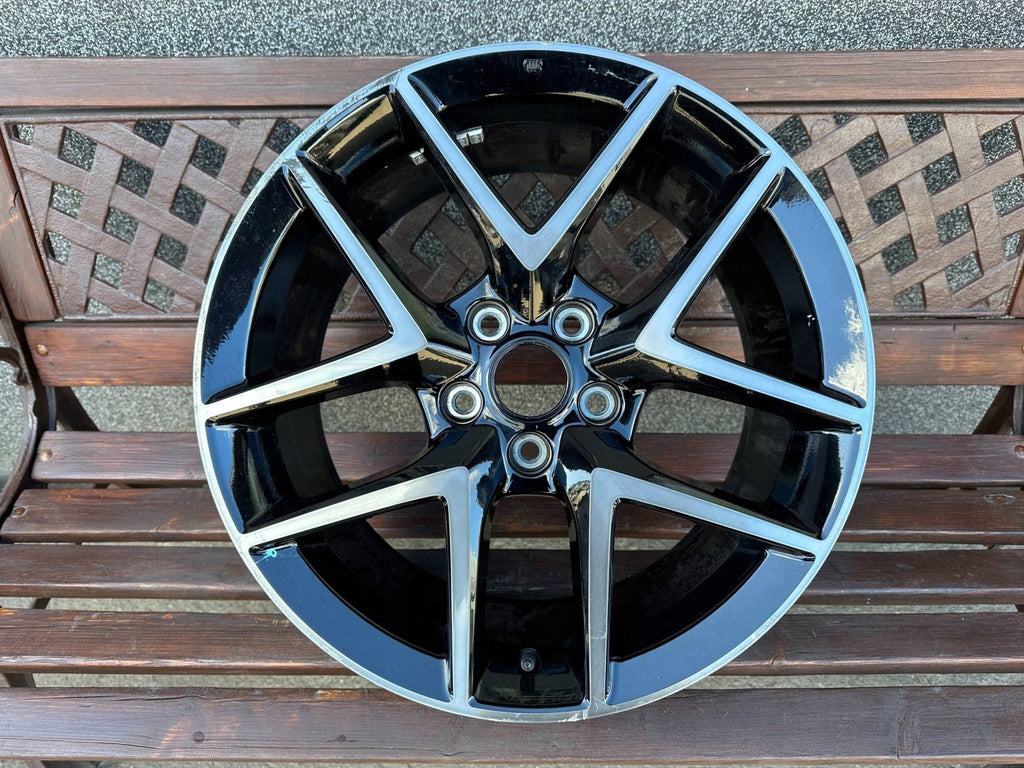 1x Alufelge 18 Zoll 8.0" 5x114.3 50ET Glanz Schwarz 18080A Honda Civic I FEL4427177649vt