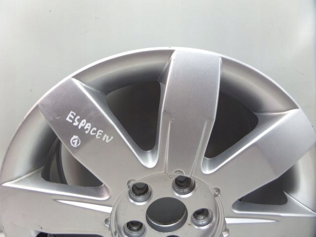 1x Alufelge 17 Zoll 7.0" 5x108 68ET Matt Silber 8200333446 Renault Espace Iv