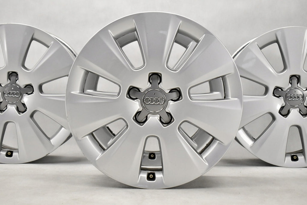 4x Alufelge 17 Zoll 7.5" 5x112 45ET Glanz Silber 8K0601025 Audi A4 B8 Rim Wheel FEL4400526615km