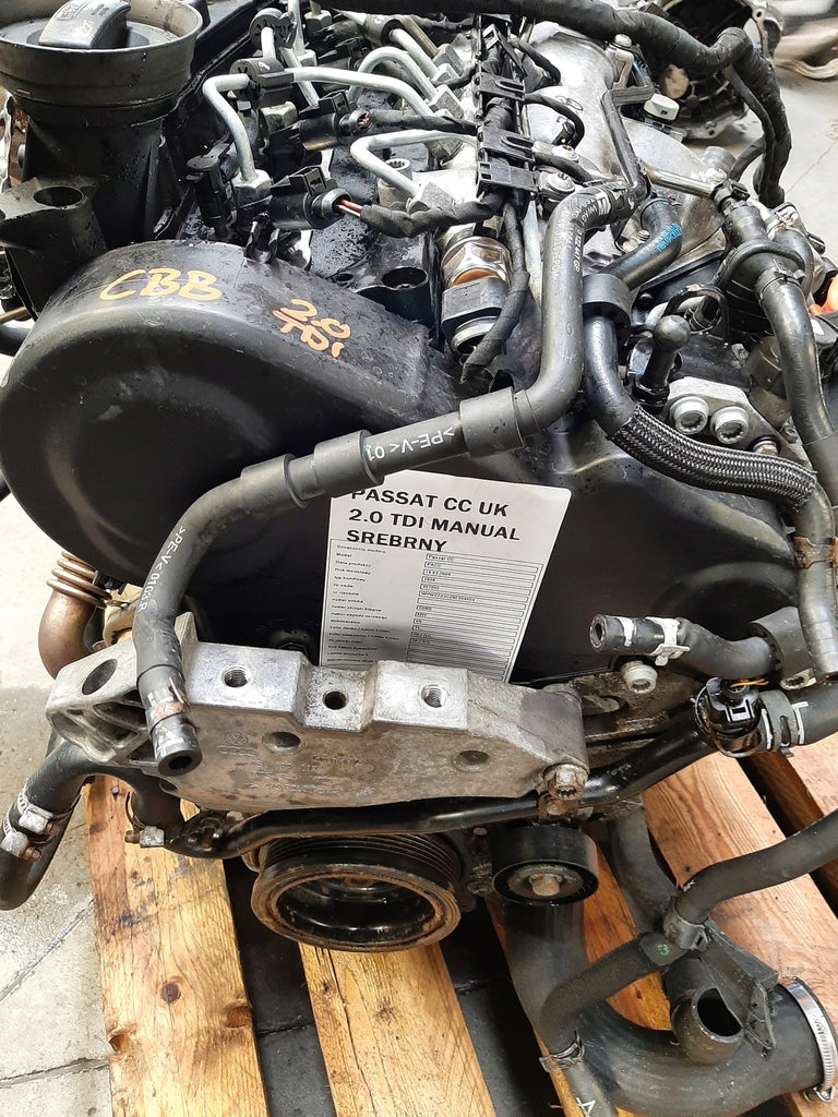 Motor VW Passat Cc CBBB 2.0 TDI 170PS 125kW Diesel Engine Komplett