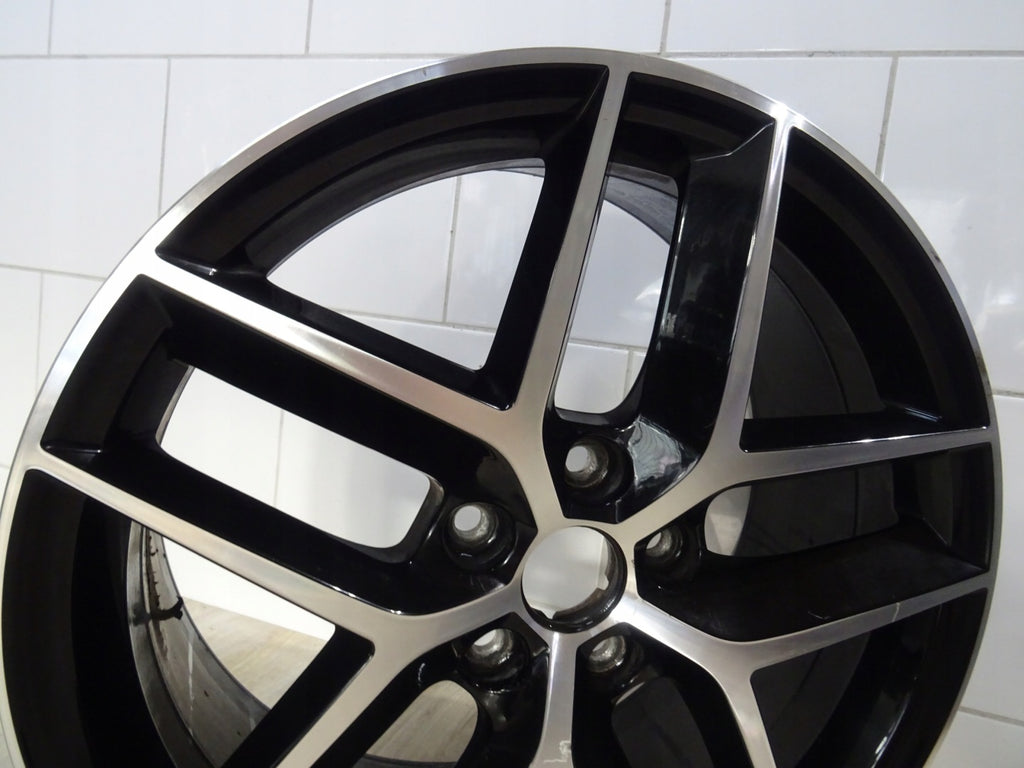 1x Alufelge 18 Zoll 7.5" 5x112 51ET Glanz Schwarz 5F0601025AB Seat Leon FEL6428030481rl