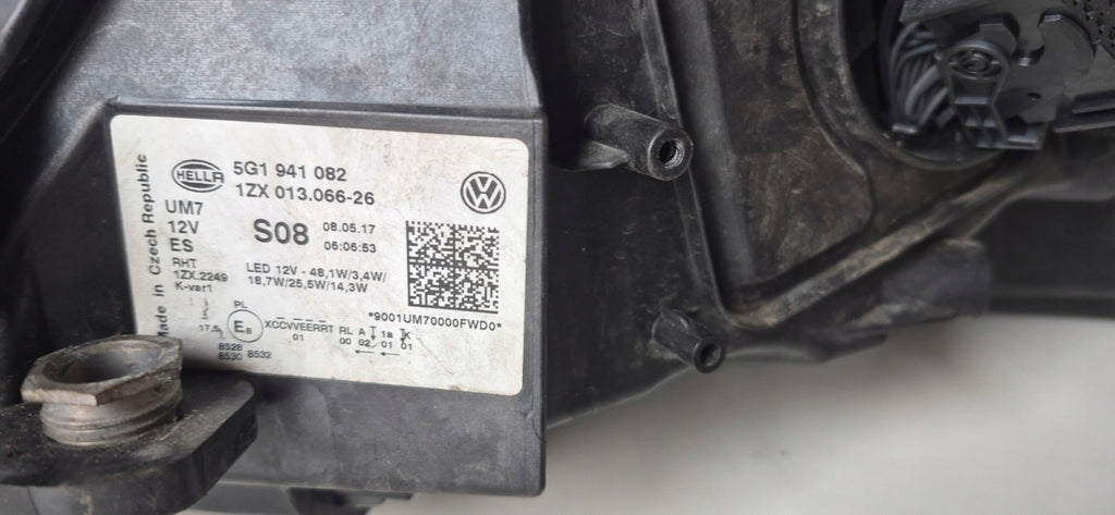 Frontscheinwerfer VW Golf VII 5G1941082 Full LED Rechts Scheinwerfer Headlight SCH1611111915qn
