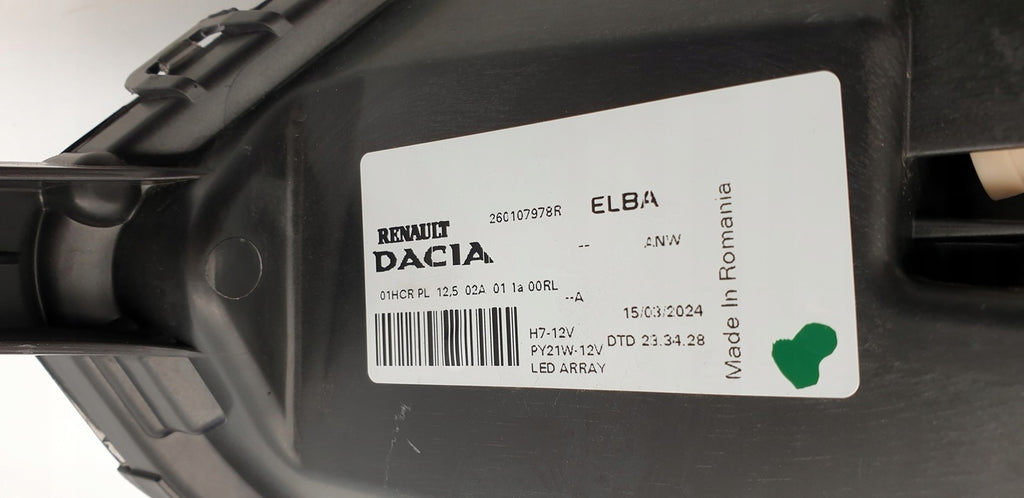 Frontscheinwerfer Dacia Sandero III 260107978R LED Rechts Scheinwerfer Headlight