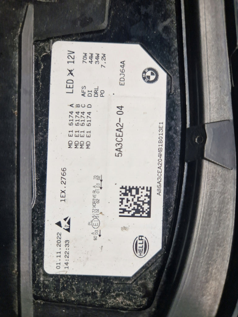 Frontscheinwerfer BMW IX I20 5A3CEA2-04 Laser Rechts Scheinwerfer Headlight SCH6600296845qv