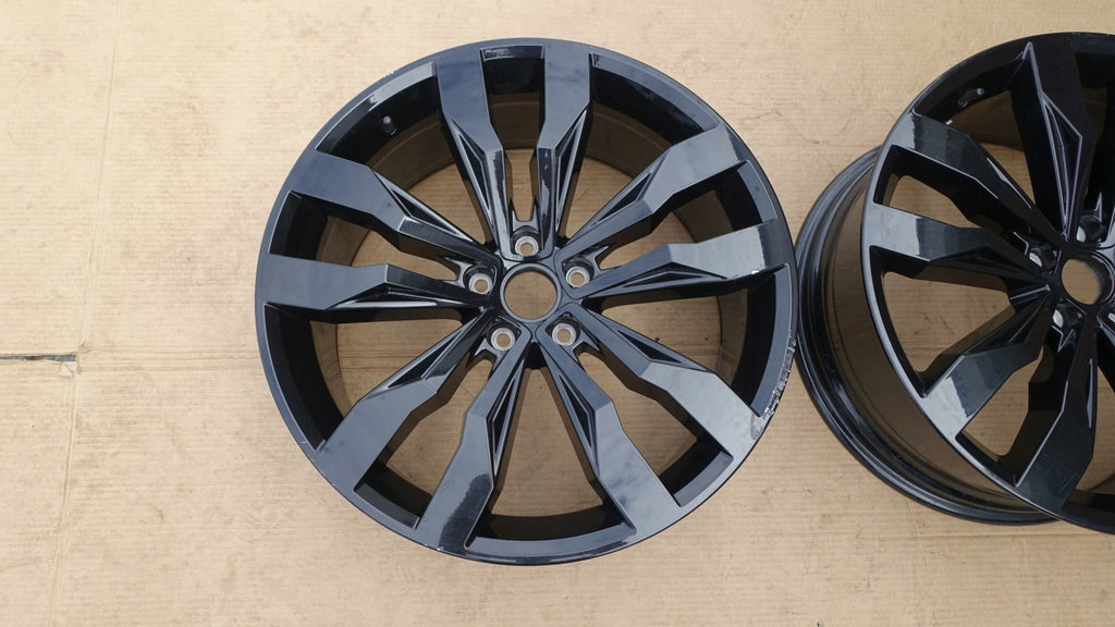 1x Alufelge 20 Zoll 8.5" 5x112 38ET Glanz Schwarz 5NA601025G VW Tiguan Rim Wheel FEL9920446938pq