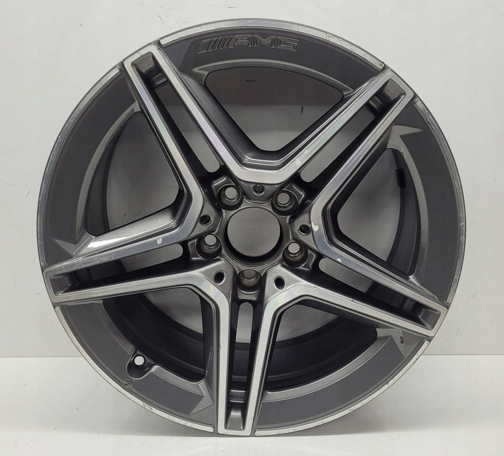 1x Alufelge 18 Zoll 6.5" 5x112 49ET A2054019600 Mercedes-Benz W205 Rim Wheel FEL1373191556ds
